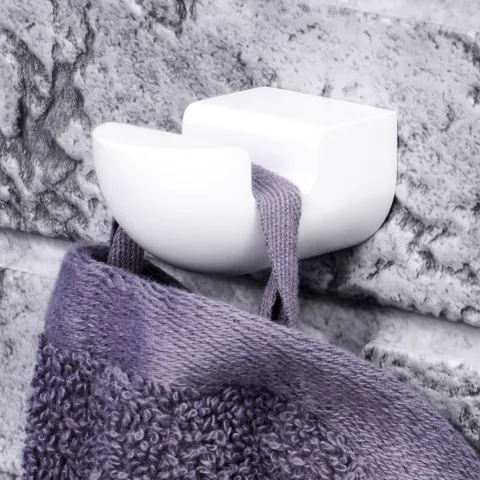 Крючок WasserKRAFT Kammel K-8323, белый матовый