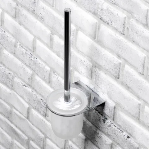 Щетка для унитаза подвесная WasserKRAFT Kammel K-8327, хром