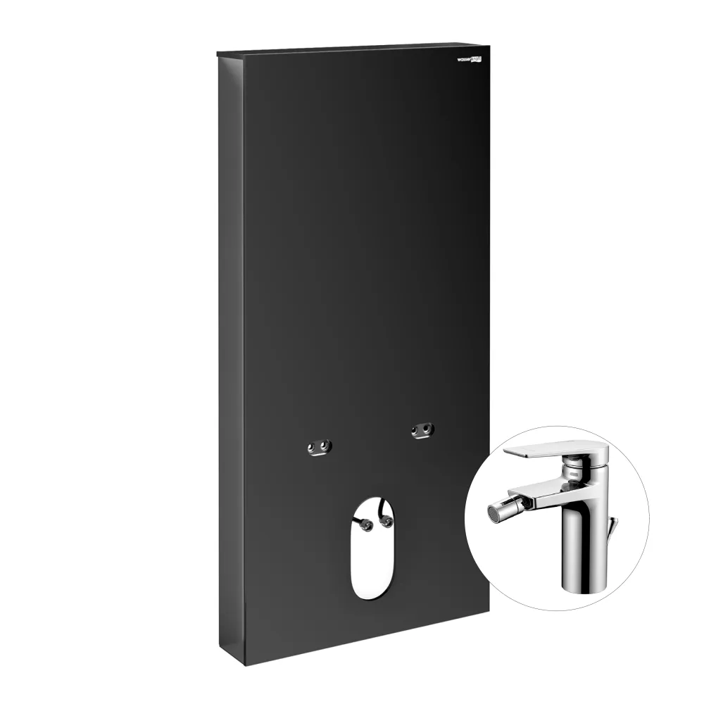 Комплект для биде со смесителем WasserKRAFT Naab 86BDT.050.BL.SQ3206