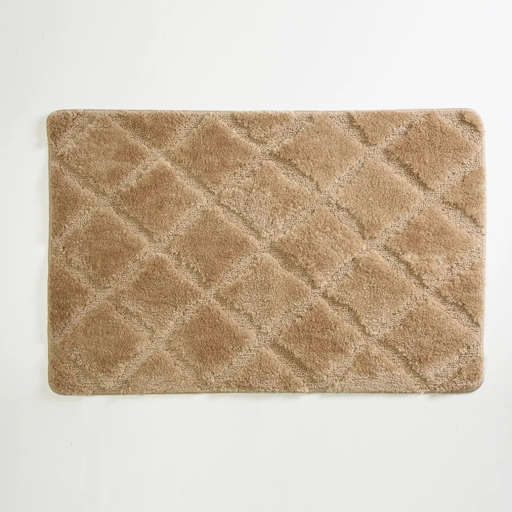 Коврик для ванной комнаты WasserKRAFT Lippe BM-6514 Champagne Beige