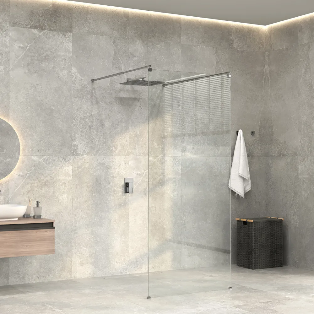 Душевая перегородка WasserKRAFT Vechte 60W40, хром
