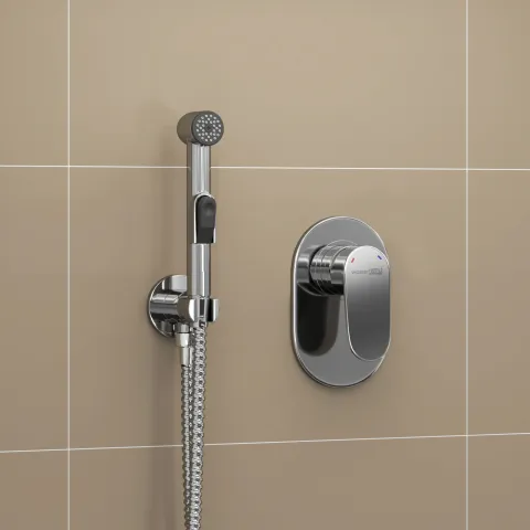 Встраиваемый комплект для биде со шлангом WasserKRAFT A11056 100 см