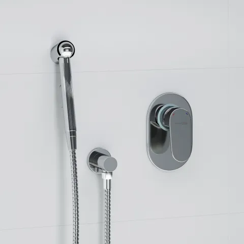 Встраиваемый комплект для биде со шлангом WasserKRAFT A15357 120 см
