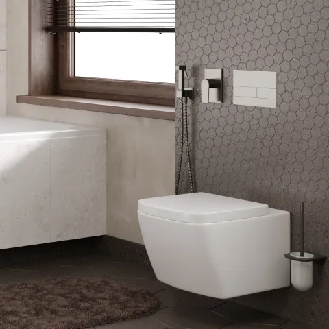 Встраиваемый комплект для биде со шлангом WasserKRAFT A8451.186.239.215 120 см