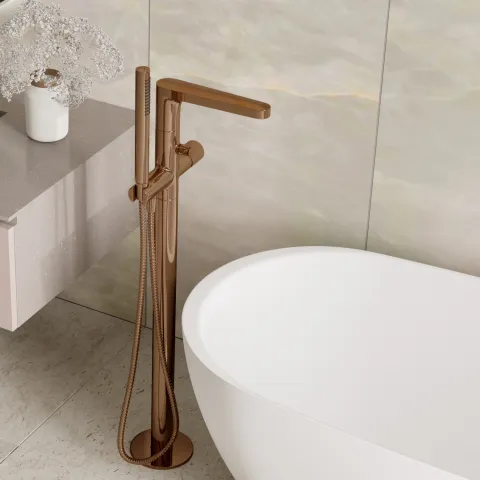 Смеситель напольный для ванны WasserKRAFT Paar 8821