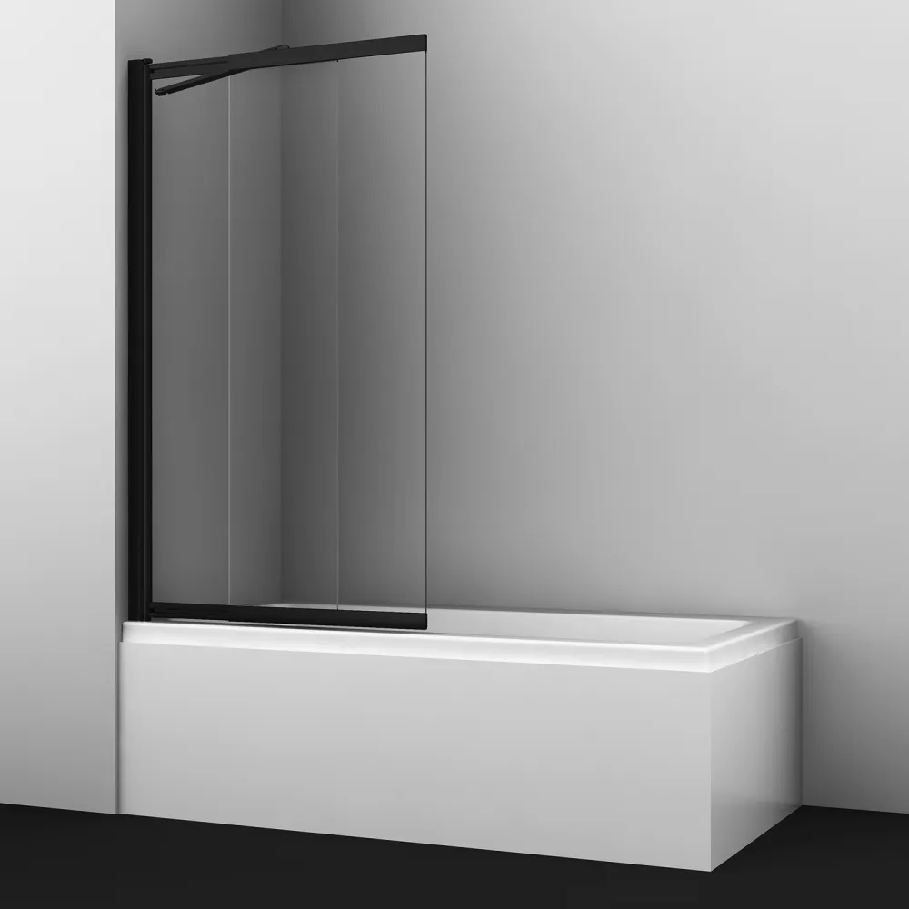 Стеклянная шторка с фиксатором WasserKRAFT Dill 61S02-100F