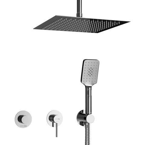 Встраиваемый комплект для душа с верхней насадкой и л WasserKRAFT Muritz 9851.98DVR2.068.118.444.010.126