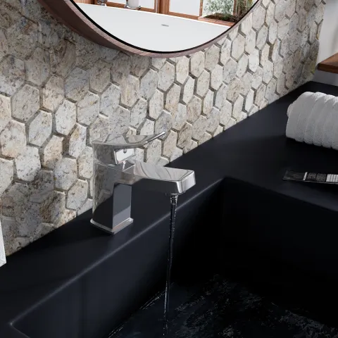 Смеситель для раковины WasserKRAFT Aller 1063, хром