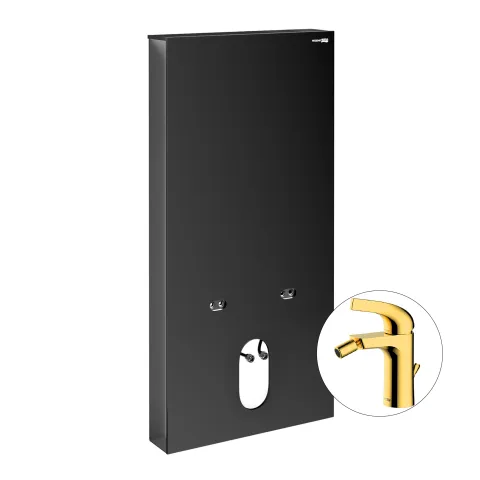 Комплект для биде со смесителем WasserKRAFT Naab 86BDT.050.BL.SQ7106