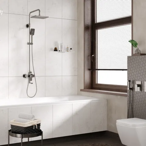 Душевой комплект со смесителем WasserKRAFT A18401