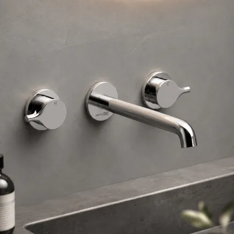 Встраиваемый смеситель для раковины WasserKRAFT Rhein 9945, хром