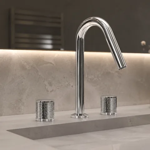 Встраиваемый смеситель для раковины WasserKRAFT Muritz 9835, хром