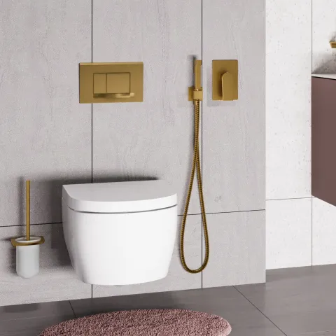 Встраиваемый комплект для биде со шлангом WasserKRAFT A5551.184.237.213 120 см