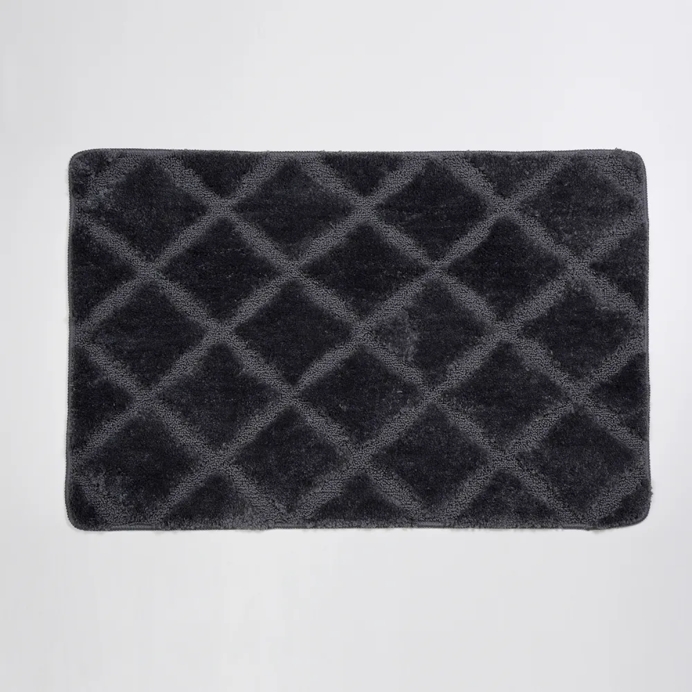 Коврик для ванной комнаты WasserKRAFT Lippe BM-6512 Charcoal Gray