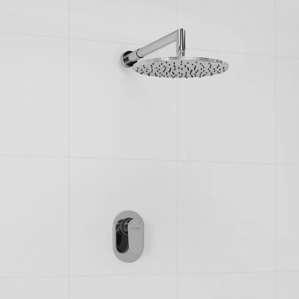 Встраиваемый комплект для душа с верхней душевой насадкой WasserKRAFT A12030