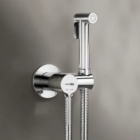 Смеситель с гигиеническим душем WasserKRAFT Rhein 9938, хром