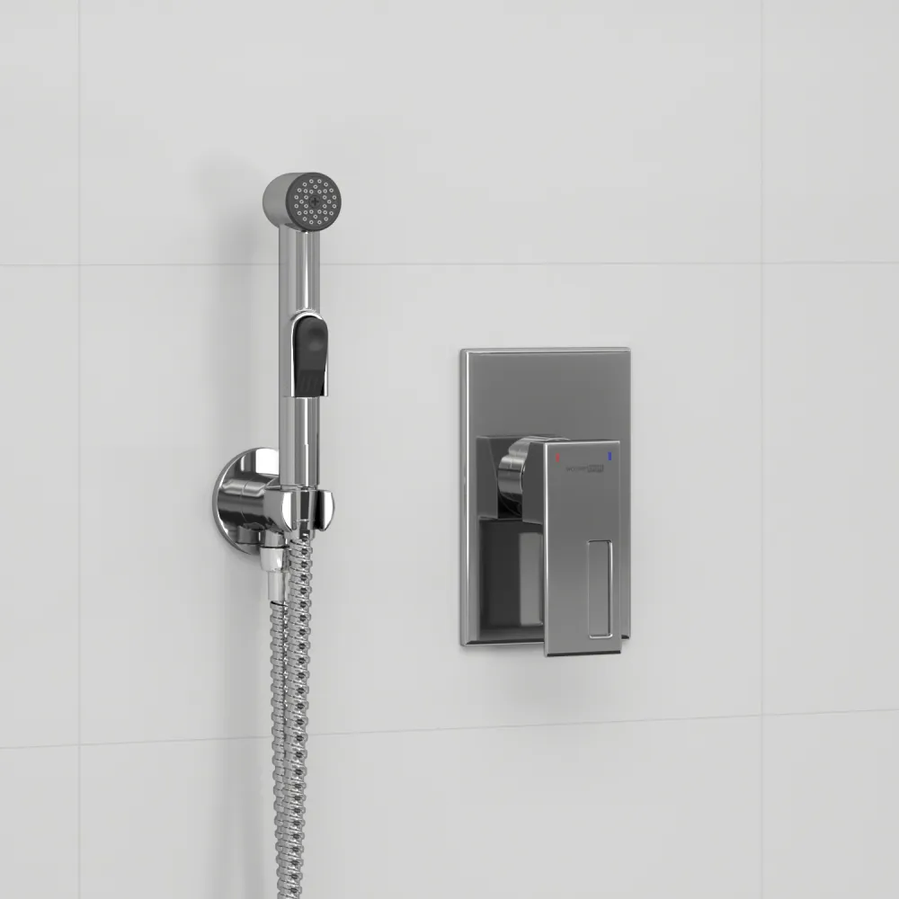 Встраиваемый комплект для биде со шлангом WasserKRAFT A01556 100 см