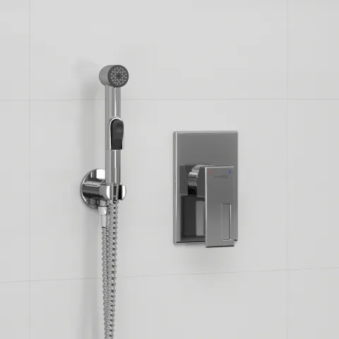 Встраиваемый комплект для биде со шлангом WasserKRAFT A01556 100 см
