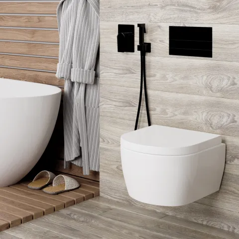 Встраиваемый комплект для биде со шлангом WasserKRAFT A66096 150 см