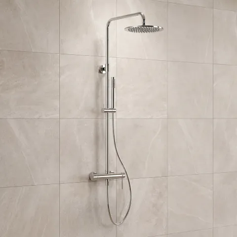 Душевой комплект со смесителем WasserKRAFT A30002, хром