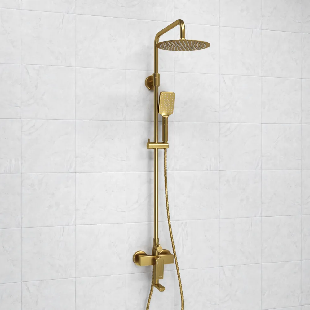 Душевой комплект со смесителем WasserKRAFT A155.259.201.BG