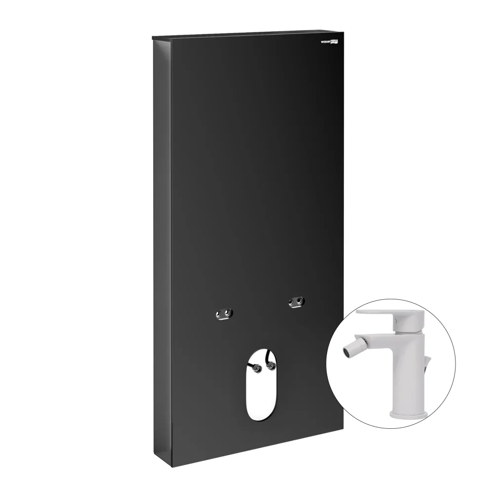 Комплект для биде со смесителем WasserKRAFT Naab 86BDT.050.BL.SQ8506