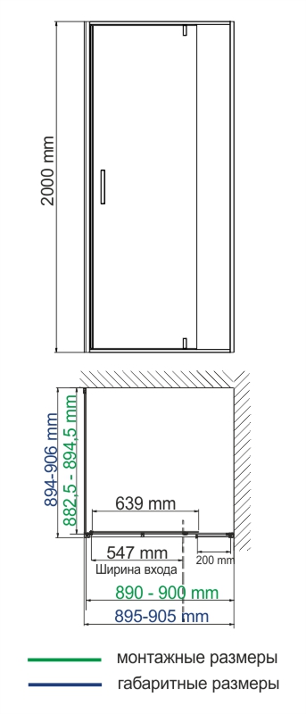 Обратная панель WasserKRAFT Aisch 55P03-RP90